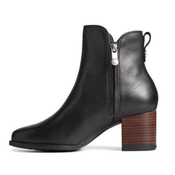 RARE Sperry Seaport Heel Water Resistant Leather Boot - Picture 2 of 7